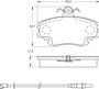 Imagen de PASTILLAS DE FRENO DELANTERA RENAULT CLIO RN/RL 1.6